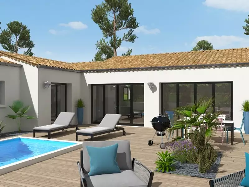 Maison neuve, 141 m² - Croix-Chapeau (17220)