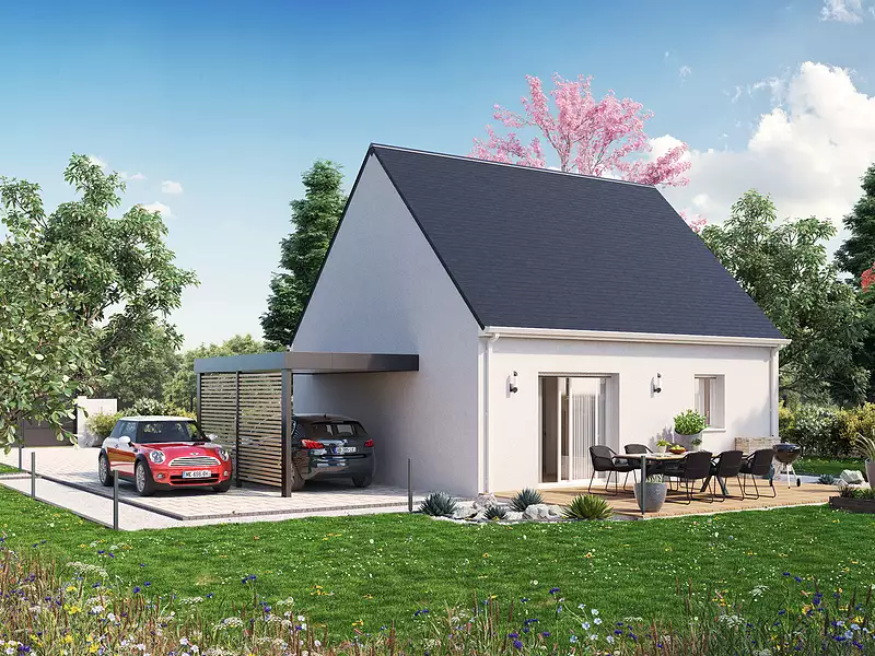 Maison neuve, 49 m² - Molac (56230)