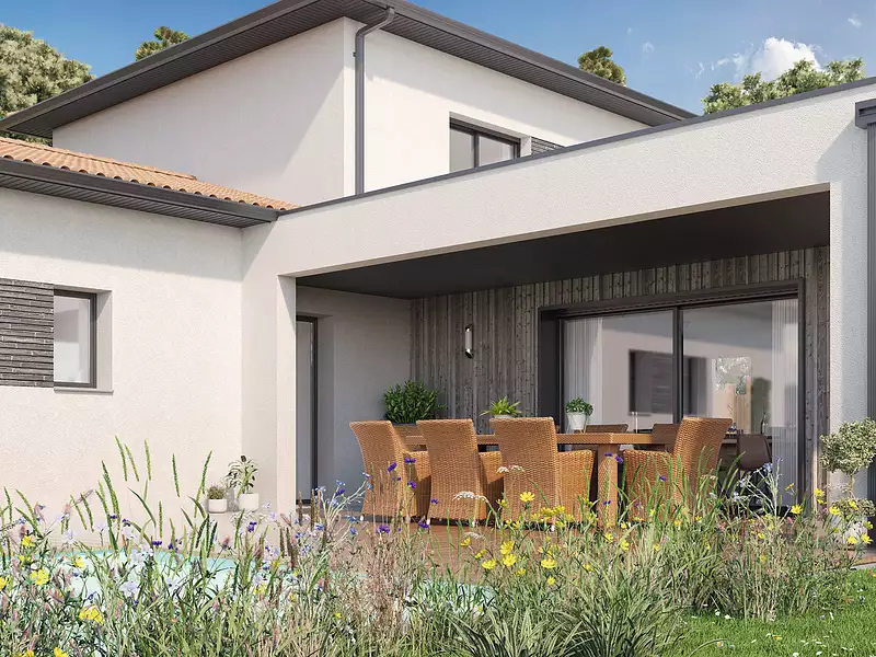 Maison neuve, 151 m² - Tabanac (33550)