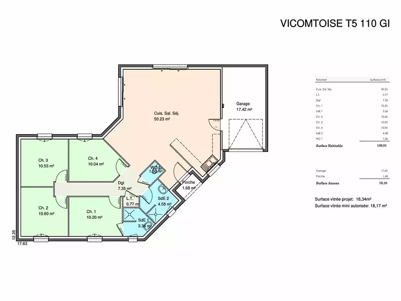 Maison neuve, 115 m² - La Bernerie-en-Retz (44760)