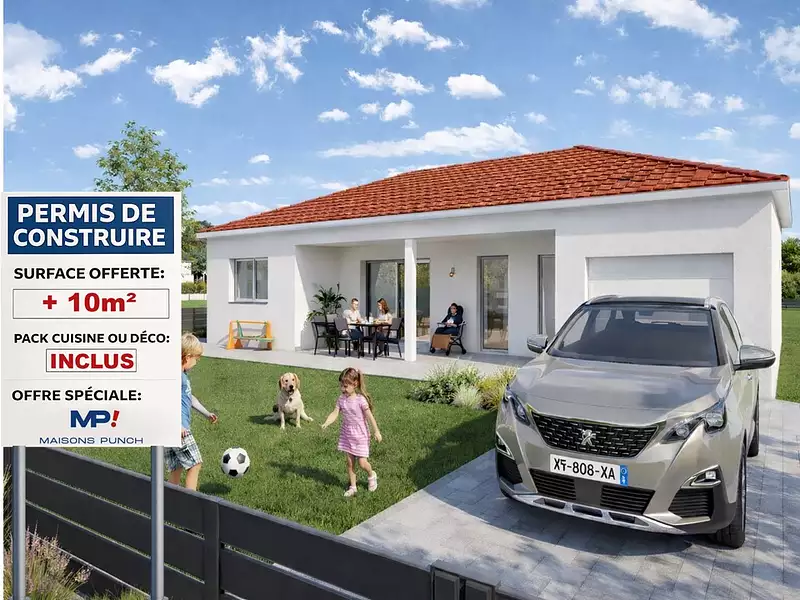 Maison neuve, 85 m² - Chaveyriat (01660)