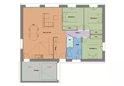 Maison neuve, 80 m²