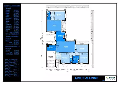 Maison neuve, 125 m²