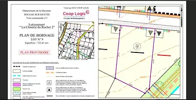 Terrain à bâtir, 722 m²