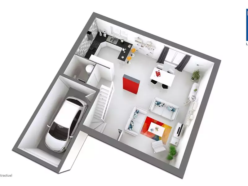 Maison neuve, 87 m² - Boullay-les-Troux (91470)
