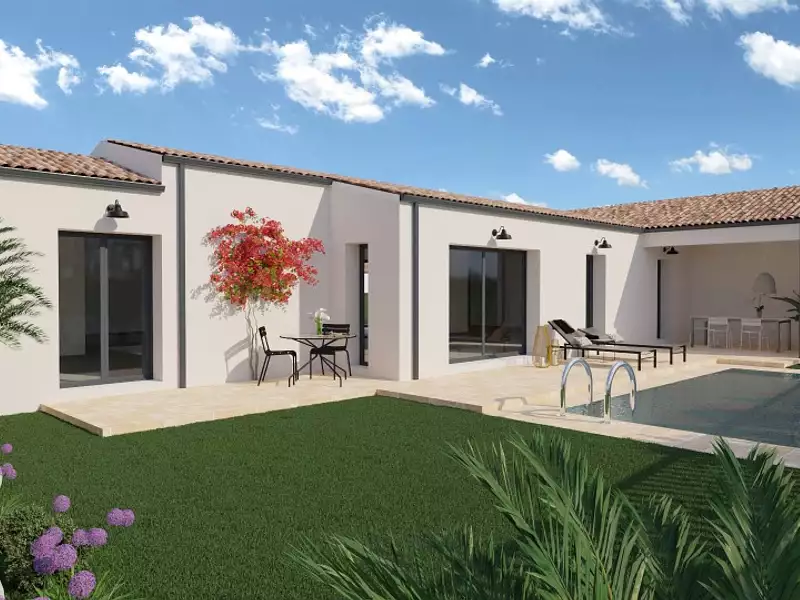 Maison neuve, 111 m² - Ballon (17290)