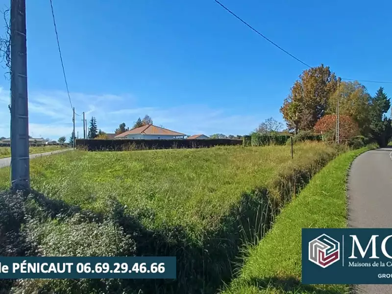 Terrain à bâtir, 900 m² - Clermont (40180)