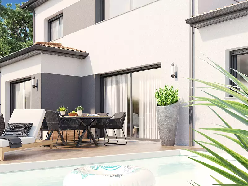 Maison neuve, 122 m² - Gradignan (33170)