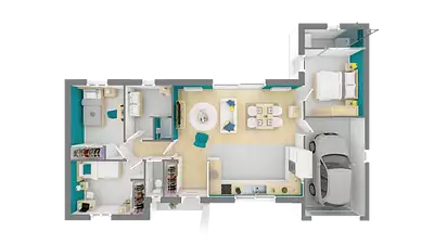 Maison neuve, 81 m²