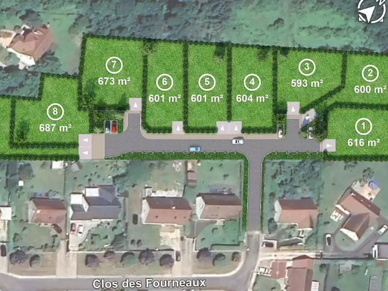 Terrain à bâtir, 867 m² - Beaugency (45190)