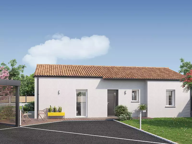 Maison neuve, 80 m² - Grand'Landes (85670)