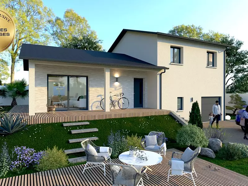 Maison neuve, 120 m² - Saint-Didier-sur-Beaujeu (69430)