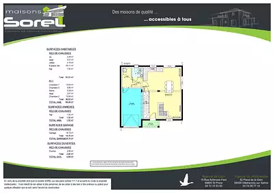 Maison neuve, 110 m²