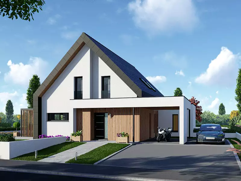 Maison neuve, 158 m² - Éragny (95610)