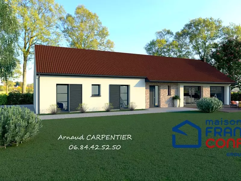 Maison neuve, 110 m² - Noeux-les-Mines (62290)