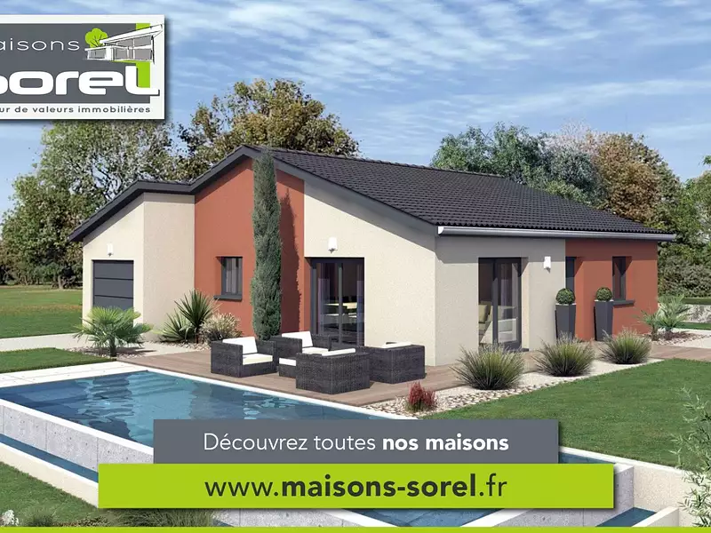 Maison neuve, 115 m² - Chaneins (01990)