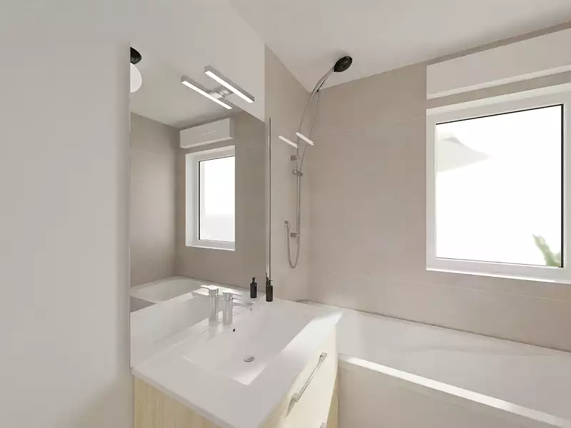 Maison neuve, 75,85 m² - Les Grandes-Ventes (76950)