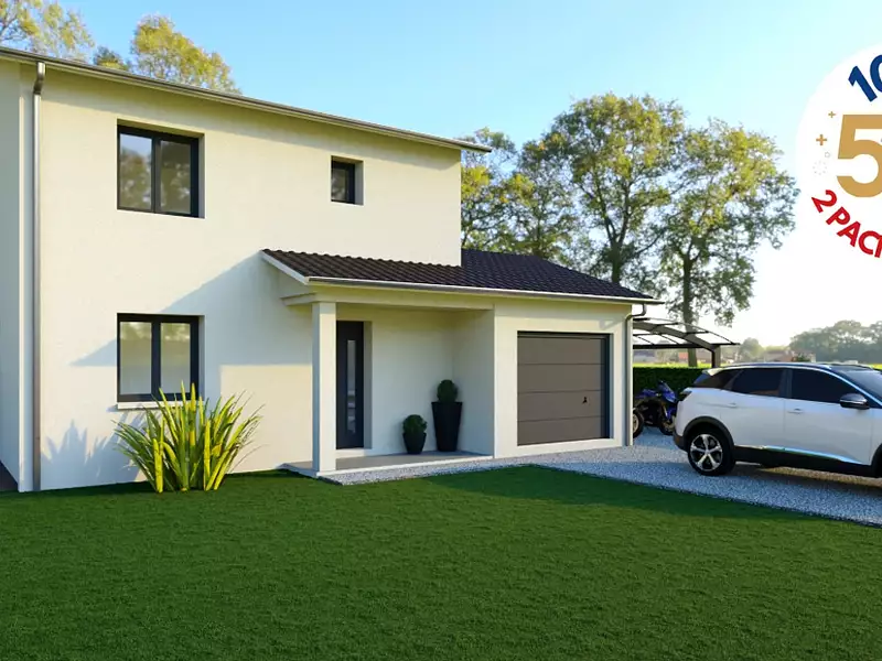 Maison neuve, 94 m² - Saint-Marcellin-en-Forez (42680)