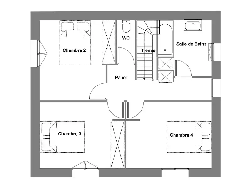 Maison neuve, 111 m² - Fougères (35300)