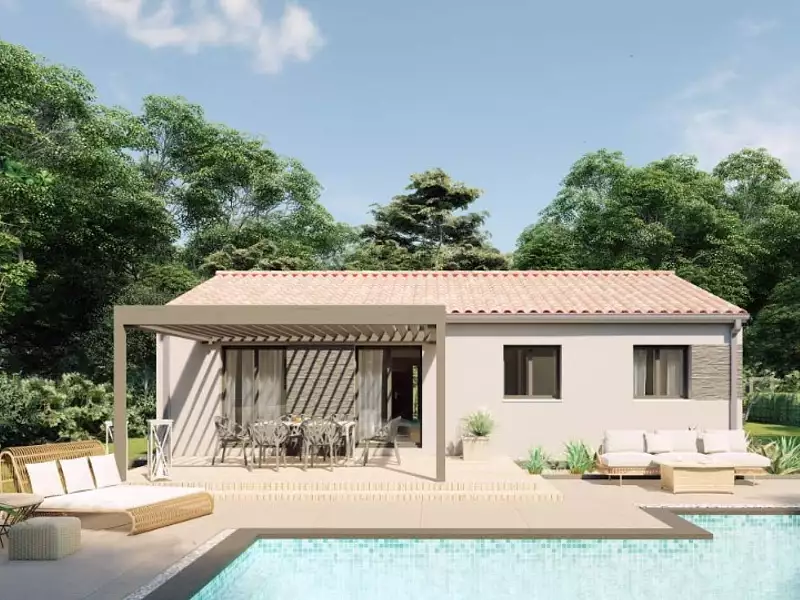Maison neuve, 84 m² - Belin-Béliet (33830)