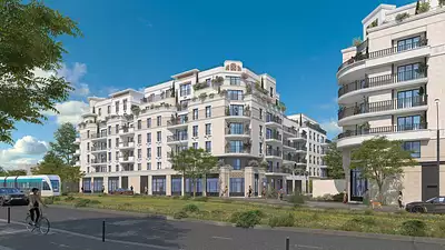 Au pied du tram T7 !