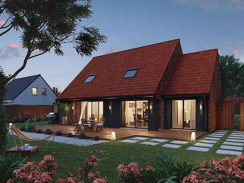 Maison neuve, 130,06 m² - Le Neubourg (27110)