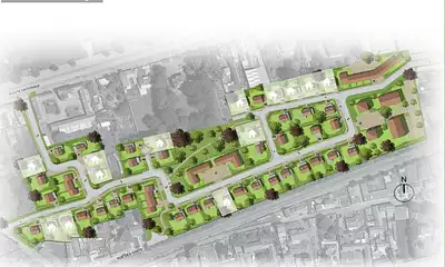 Terrain à bâtir, 374 m²