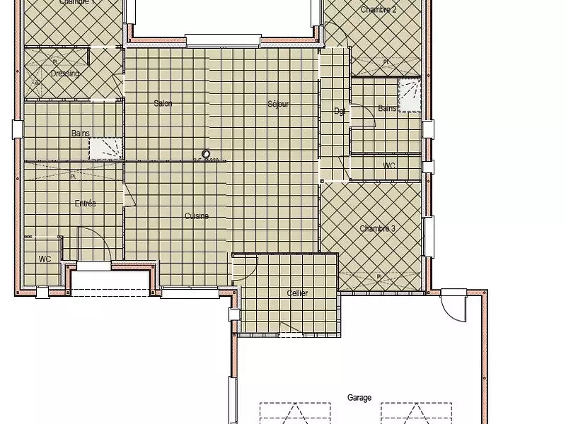 Maison neuve, 135 m² - La Bazoge (72650)
