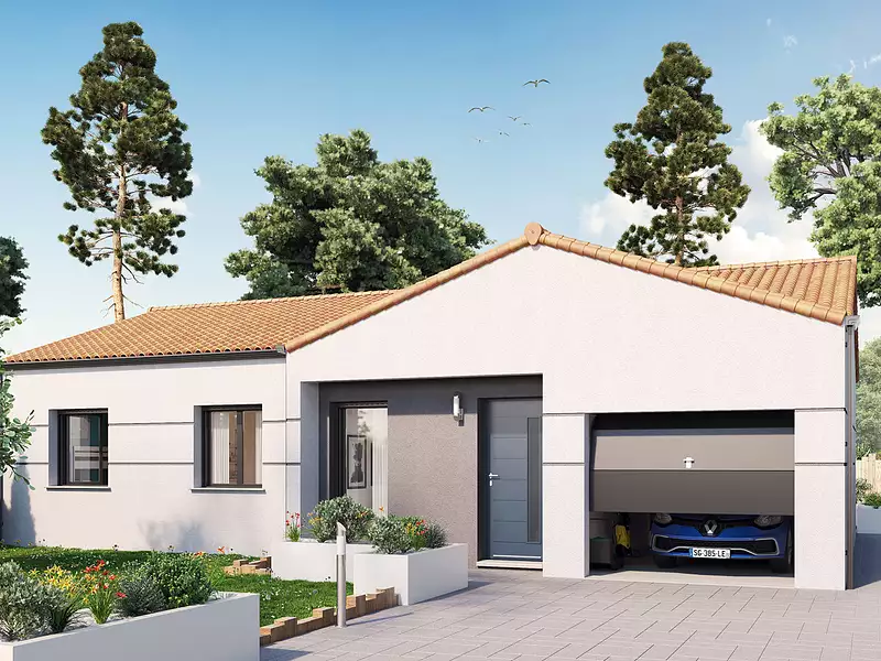 Maison neuve, 76 m² - Landevieille (85220)