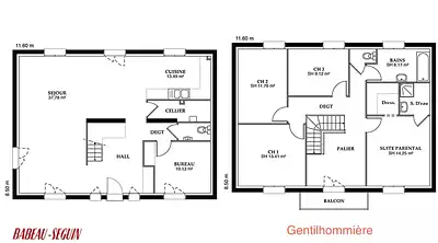 Maison neuve, 117 m²