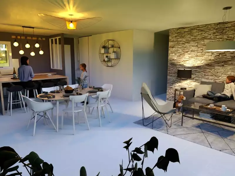 Maison neuve, 100 m² - Vallon-Pont-d'Arc (07150)