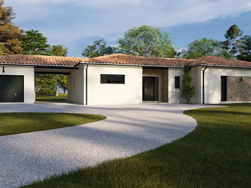 Maison neuve, 125 m² - Mosnac (17240)
