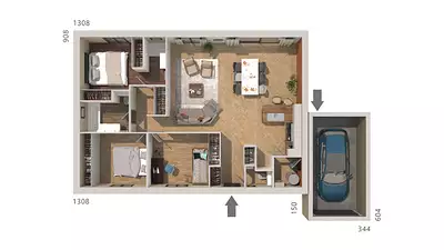 Maison neuve, 100 m²