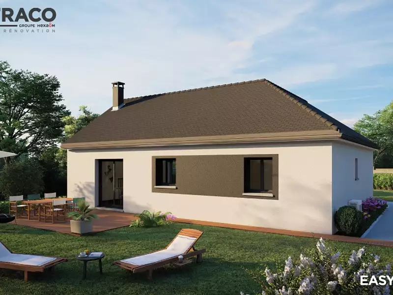 Maison neuve, 84 m² - Les Baux-Sainte-Croix (27180)