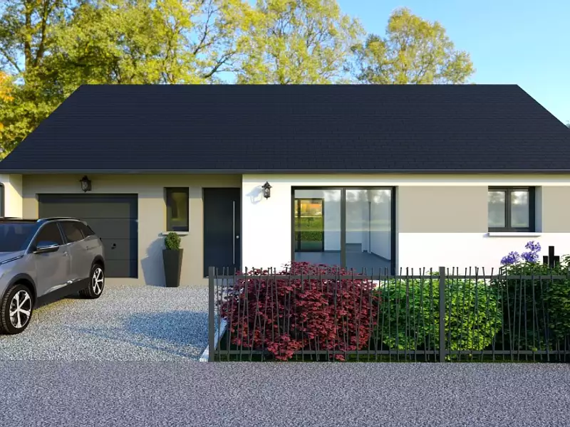 Maison neuve, 100 m² - Maillé (37800)