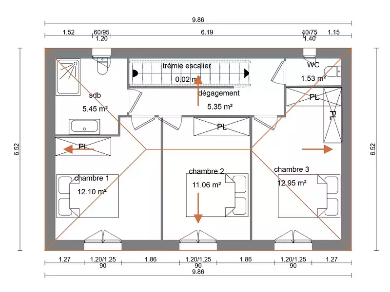 Maison neuve, 115 m² - Tourrettes (83440)