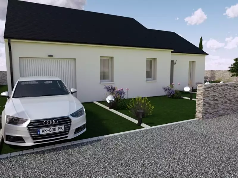 Maison neuve, 95 m² - Veigné (37250)