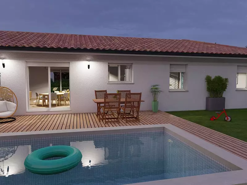 Maison neuve, 104 m² - Boisseuil (87220)