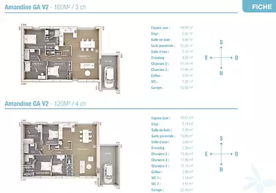 Maison neuve, 100 m²
