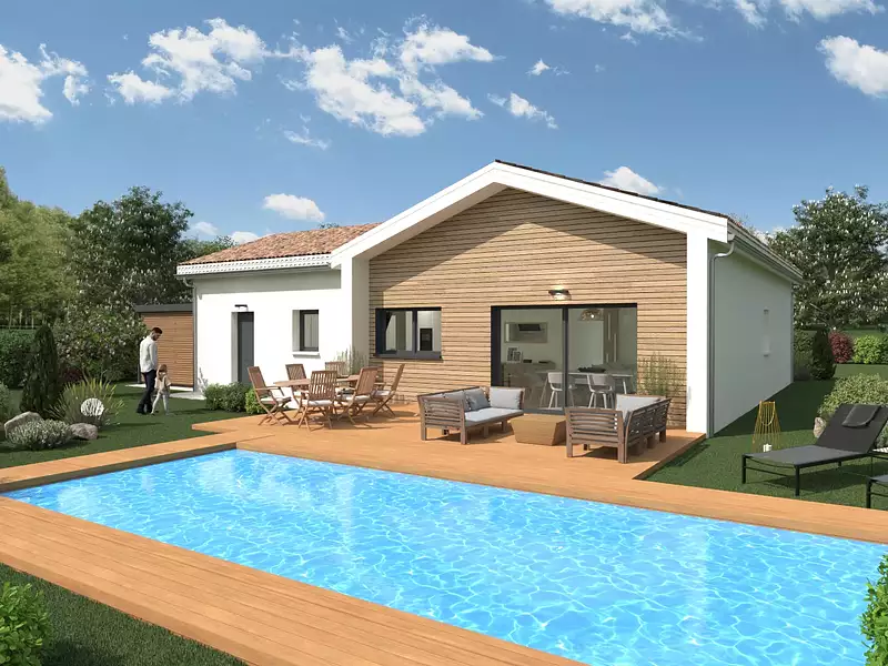 Maison neuve, 93 m² - Pouzauges (85700)