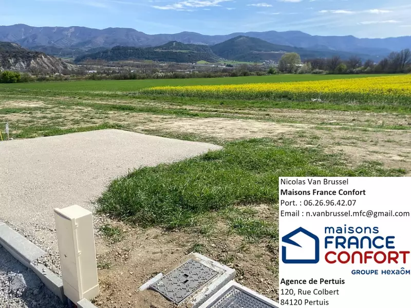 Terrain à bâtir, 458 m² - Aubignosc (04200)