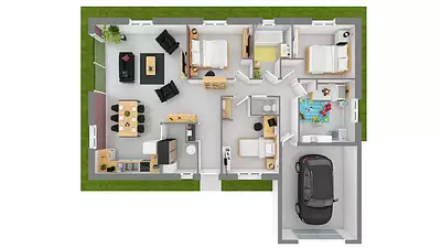 Maison neuve, 100 m²