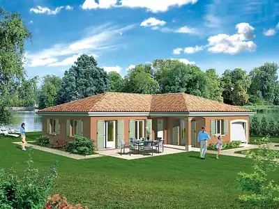 Maison neuve, 101 m² - Pont-Evêque (38780)