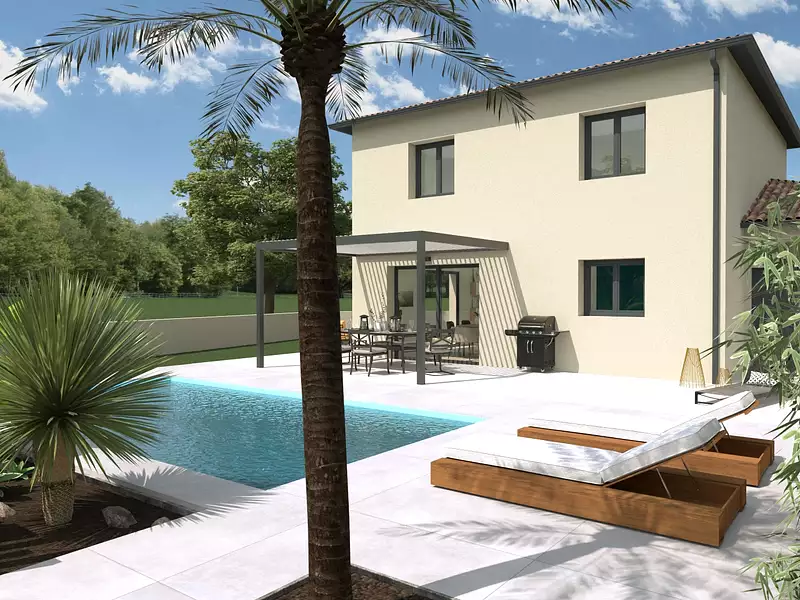 Maison neuve, 90 m² - Sainte-Euphémie (01600)