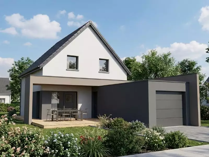 Maison neuve, 102 m² - Saint-Pierre-Bois (67220)