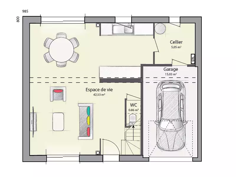 Maison neuve, 109 m² - Voulangis (77580)