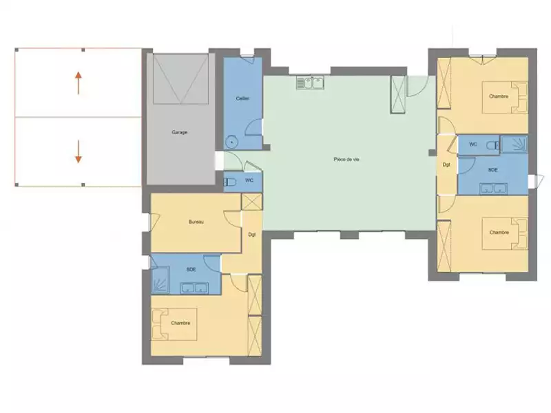 Maison neuve, 157 m² - Vallet (44330)