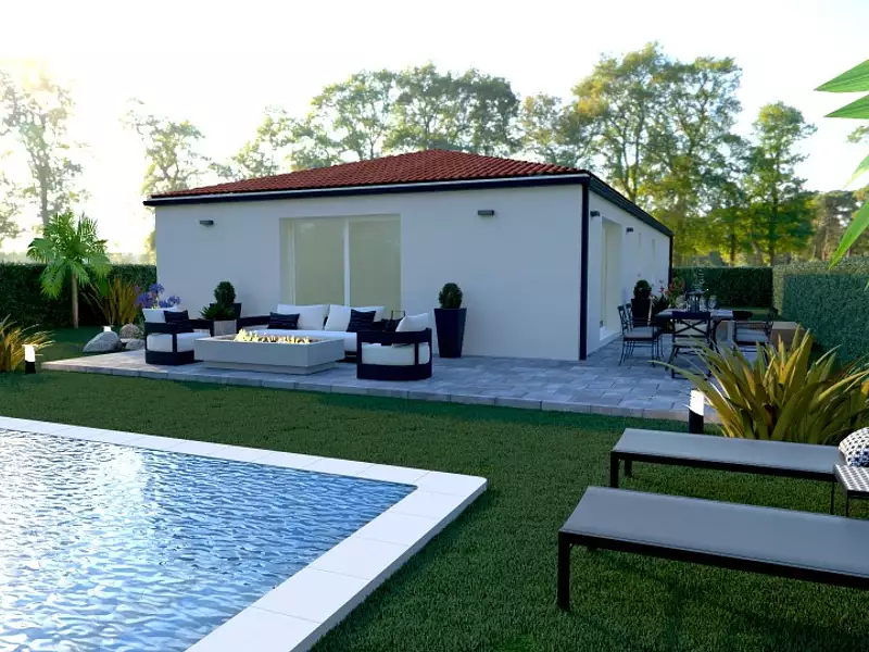 Maison neuve, 87 m² - Millas (66170)