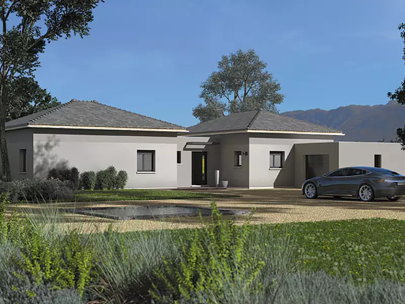 Maison neuve, 120 m² - Chuzelles (38200)