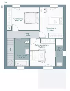 Maison neuve, 85 m²